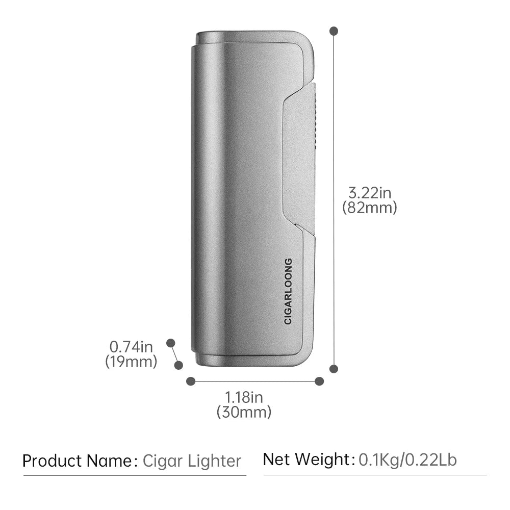 Professional Cigar Accessory Set with Torch Lighter, V-Cut & Ashtray