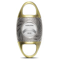 Ornate Double-Blade Guillotine Cigar Cutter in Rigid Steel