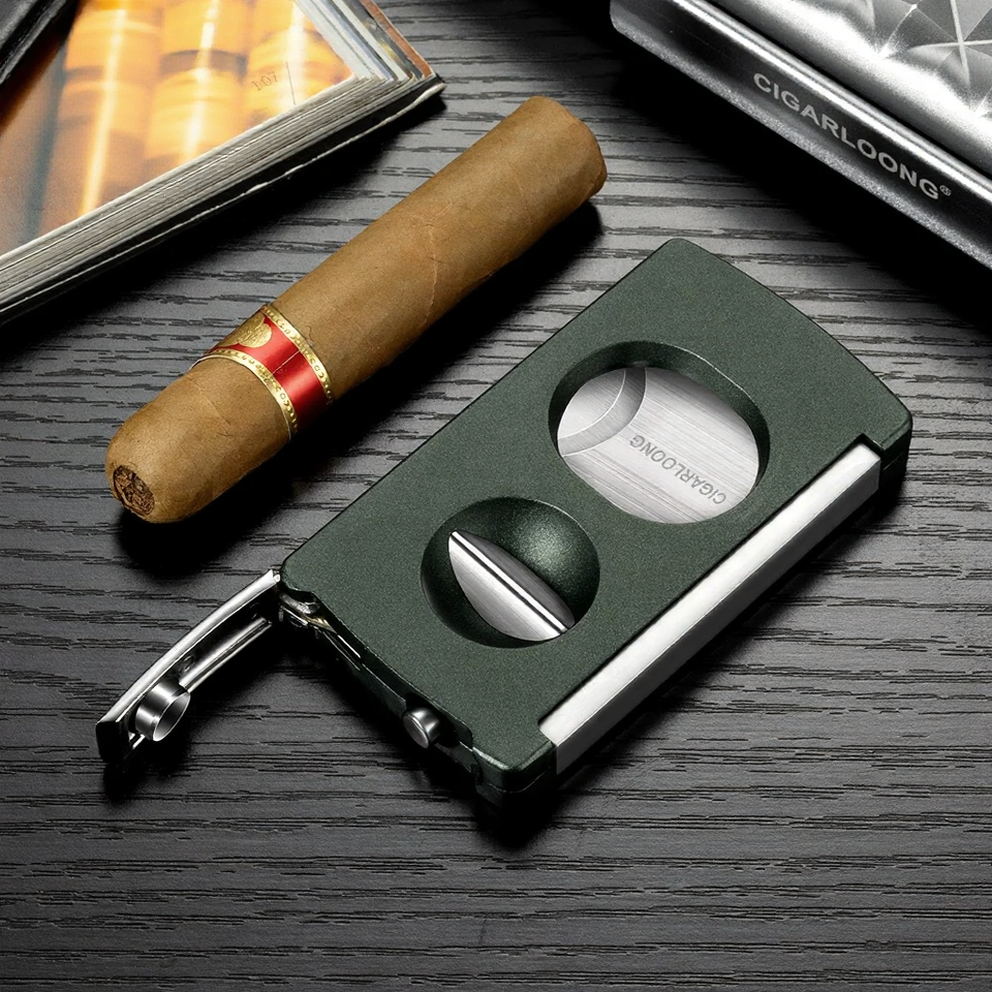 All-in-One Luxury Cigar Accessories Travel Set with Torch & Cutter