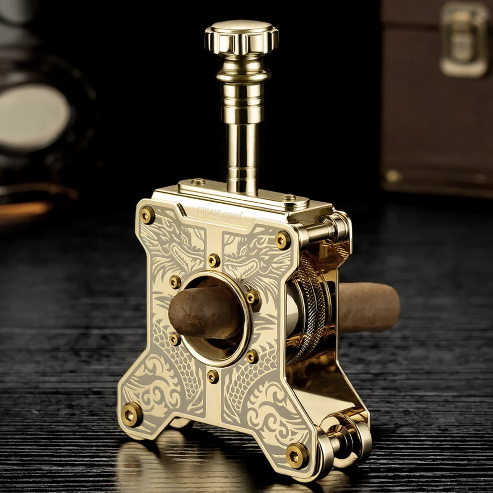 Dragon Totem Desktop Cigar Cutter – Luxury Stainless Steel Tool