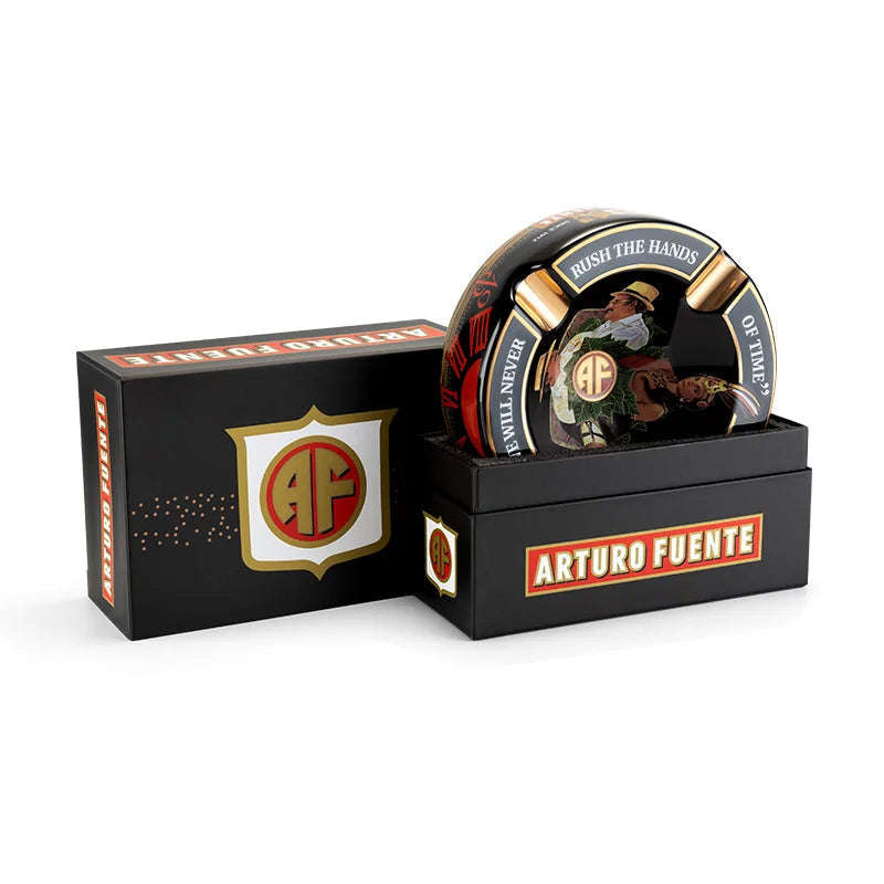 Arturo Fuente cigar packaging with brand logo on a white background