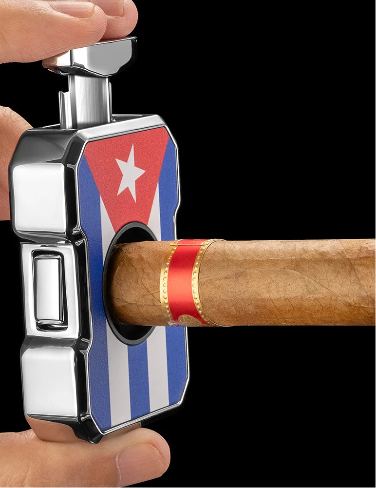 Precision V-Cut Cigar Cutter – Stainless Steel Portable Design