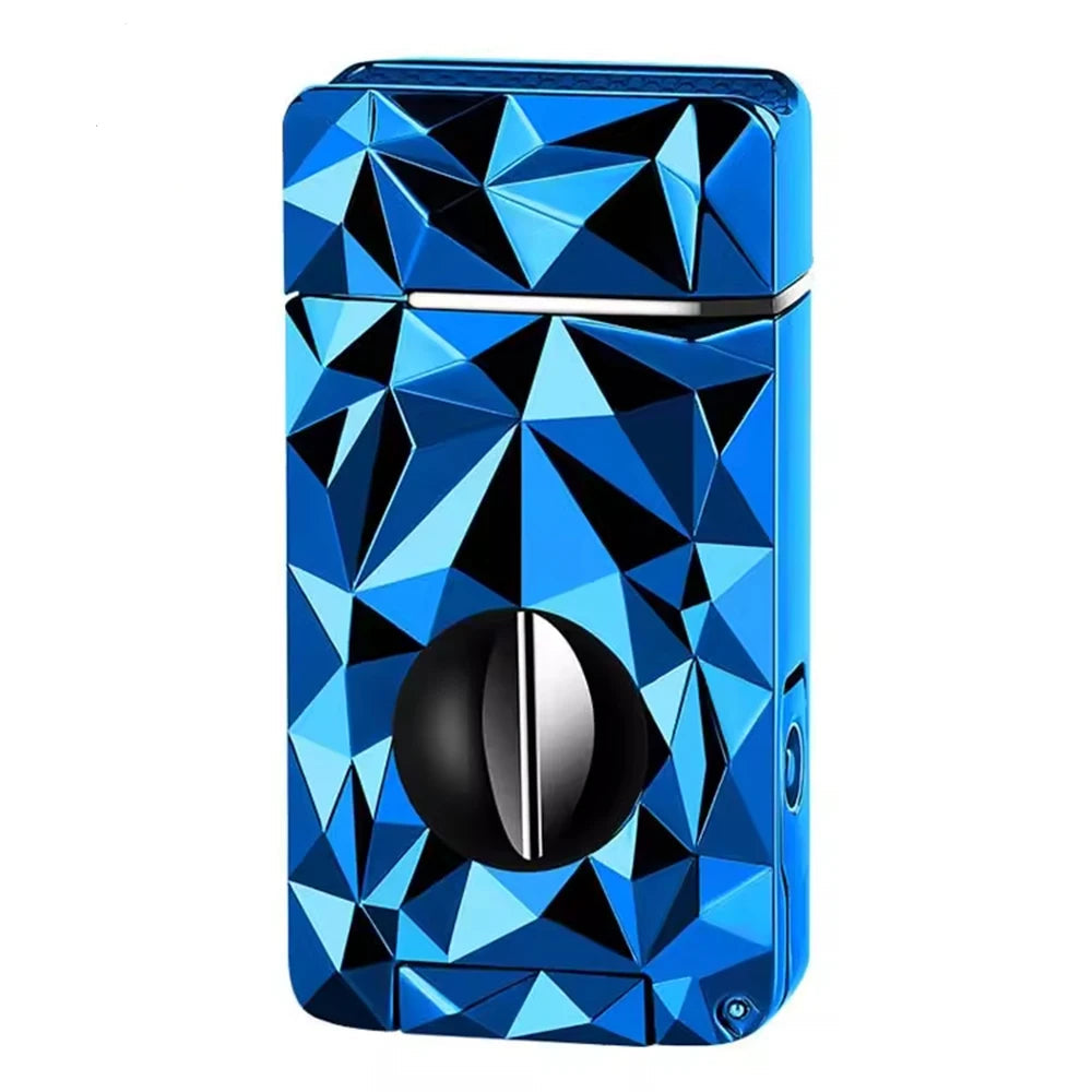 Ultimate 4-in-1 Multifunction Cigar Lighter with Cutter & Holder