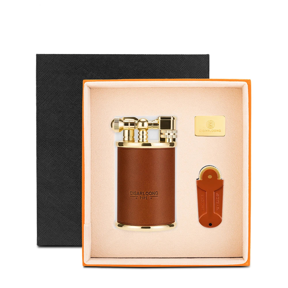 Premium Table Torch Lighter with Adjustable Windproof Blue Flame