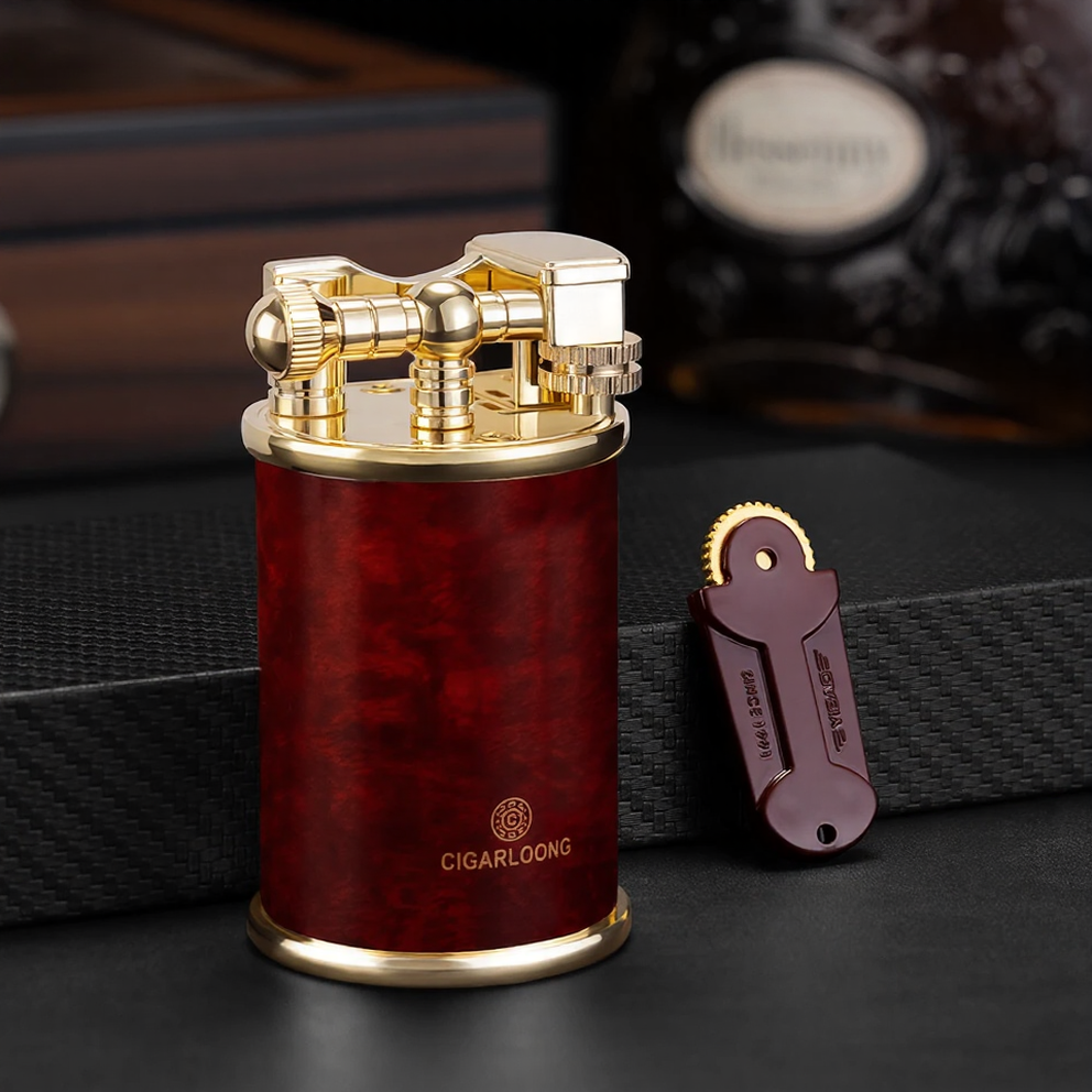 Premium Table Torch Lighter with Adjustable Windproof Blue Flame