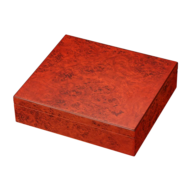 Red textured rectangular box on a white background