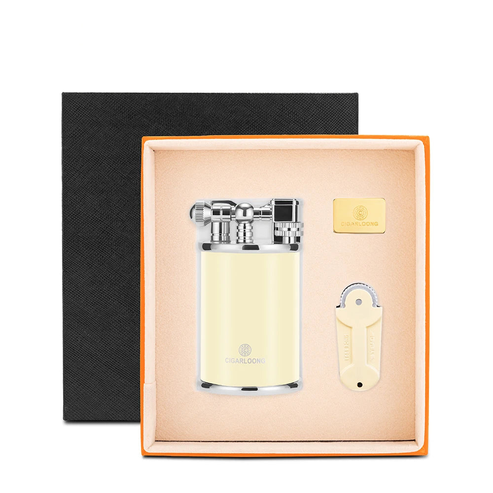 Premium Table Torch Lighter with Adjustable Windproof Blue Flame