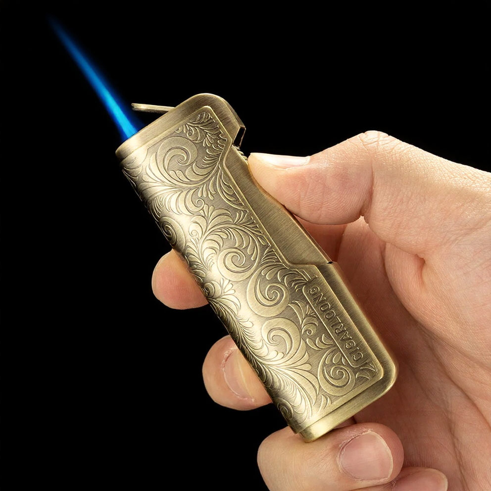 Luxury 3-Piece Cigar Accessory Gift Set – Lighter, Cutter & Ashtray