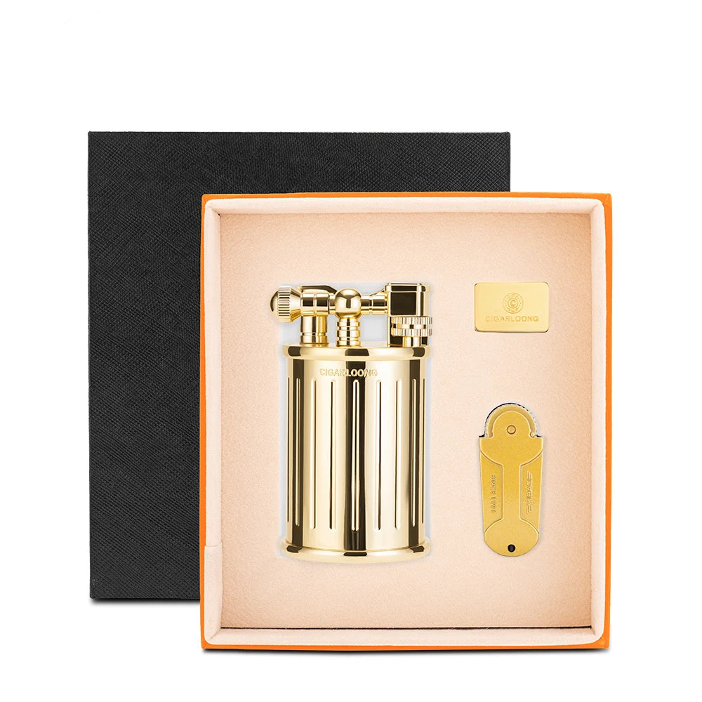 Premium Table Torch Lighter with Adjustable Windproof Blue Flame