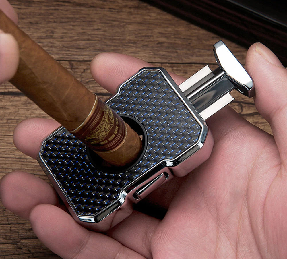 Precision V-Cut Cigar Cutter – Stainless Steel Portable Design